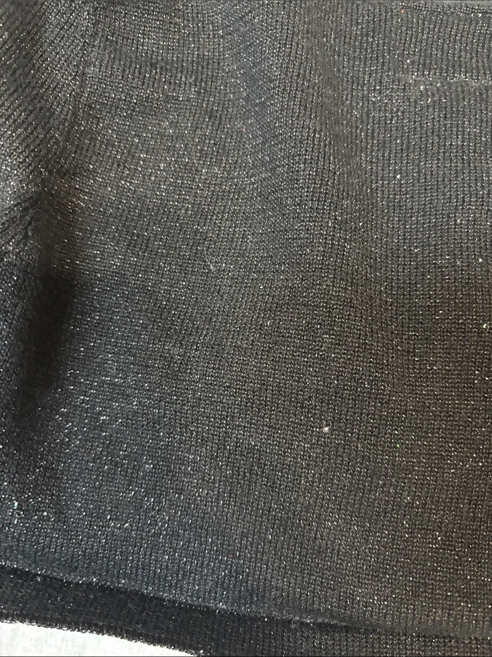 Carter's Black Sparkle Cropped Bolero Cardigan